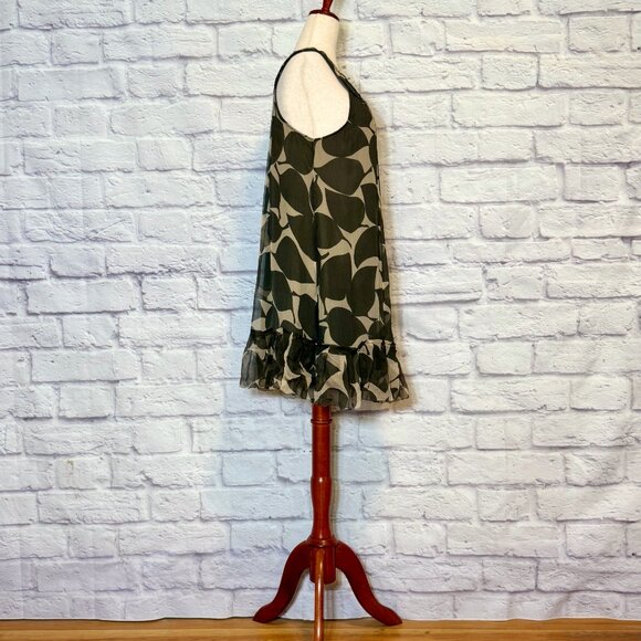 Development by Erica Davies Silk Leaf Print Mini Dress - Picture 3 of 6